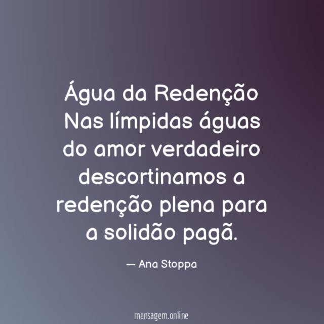 Água da Redenção