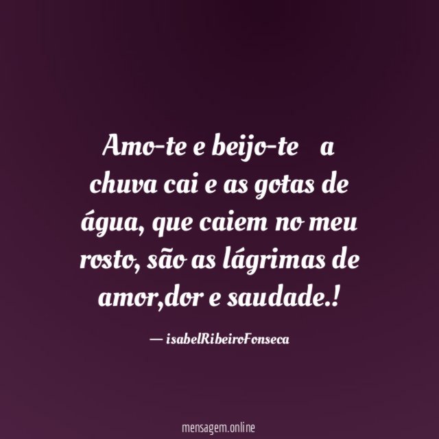 Amo-te e beijo-te