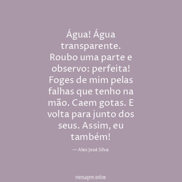 Água
