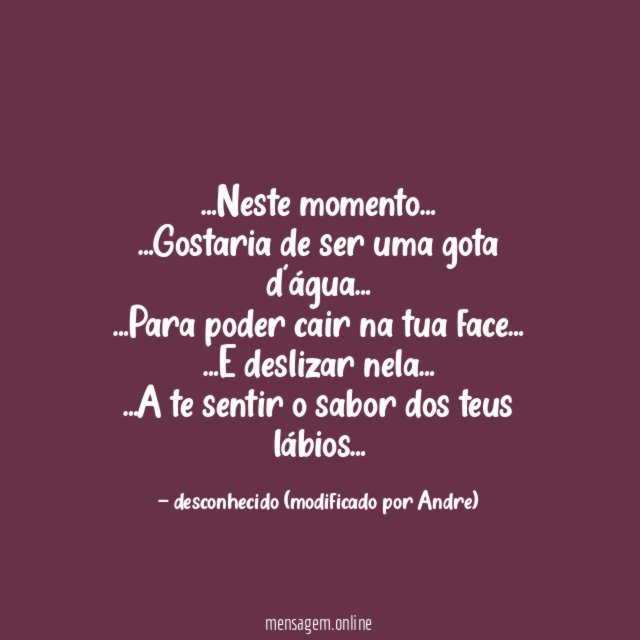Neste momento