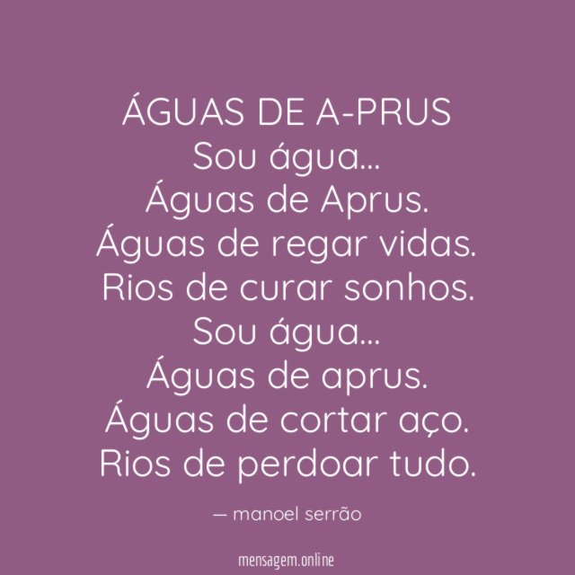 ÁGUAS DE A-PRUS