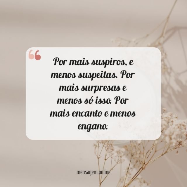 Mais suspiros