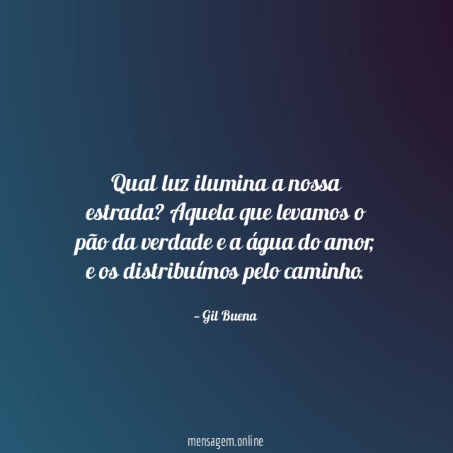 Qual luz ilumina a nossa estrada