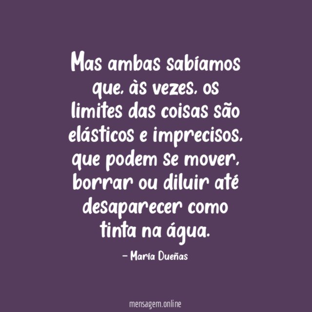Mas ambas sabíamos que