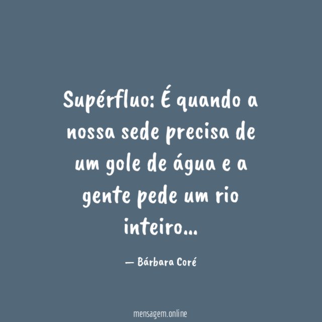 Supérfluo