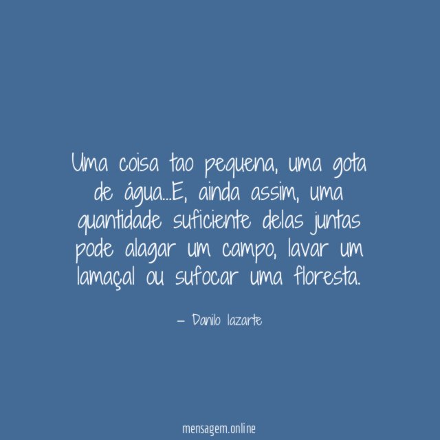 Uma coisa tao pequena
