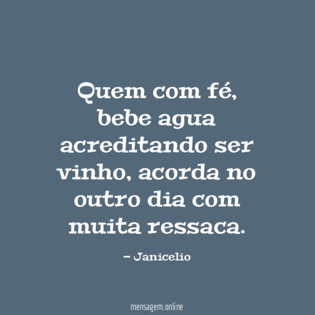 Quem com fé