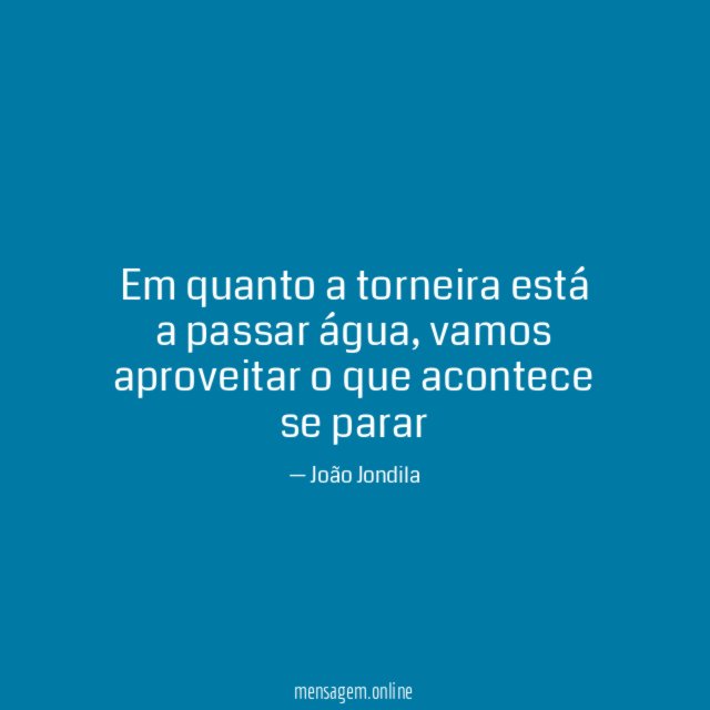 Em quanto a torneira está a passar água