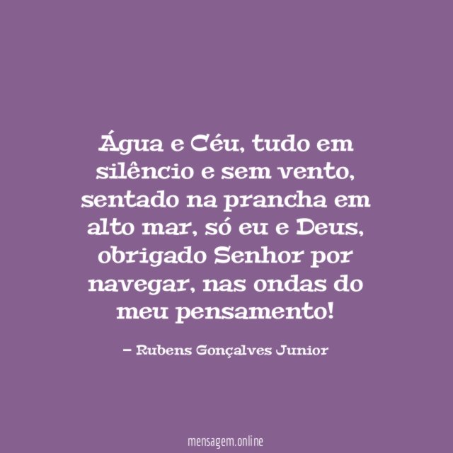 Água e Céu