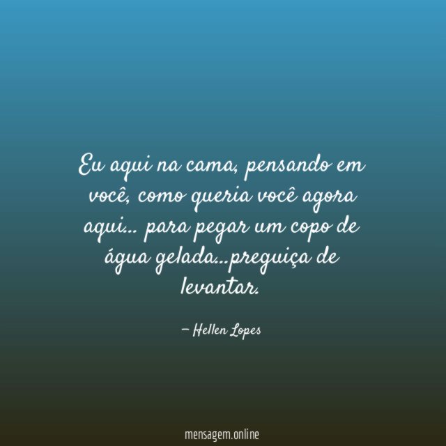 Eu aqui na cama
