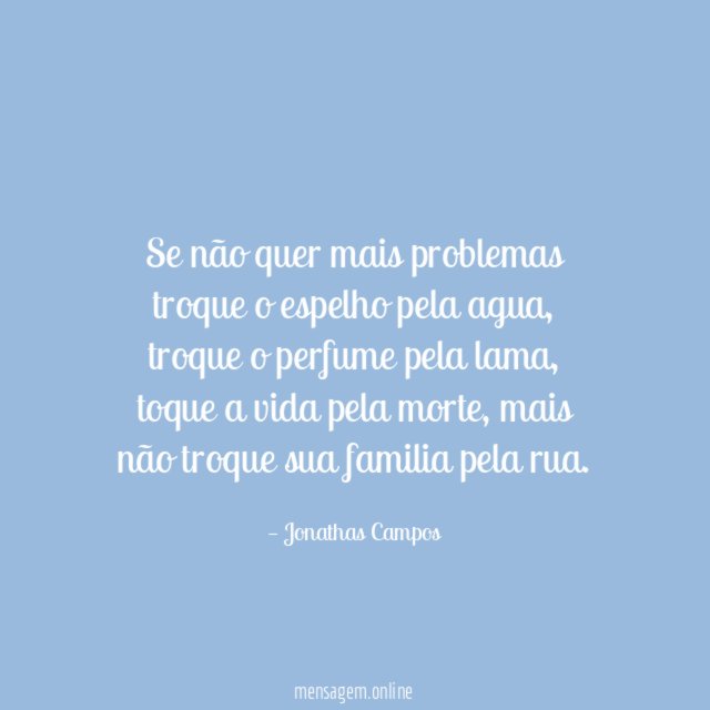 Se não quer mais problemas troque o espelho pela agua
