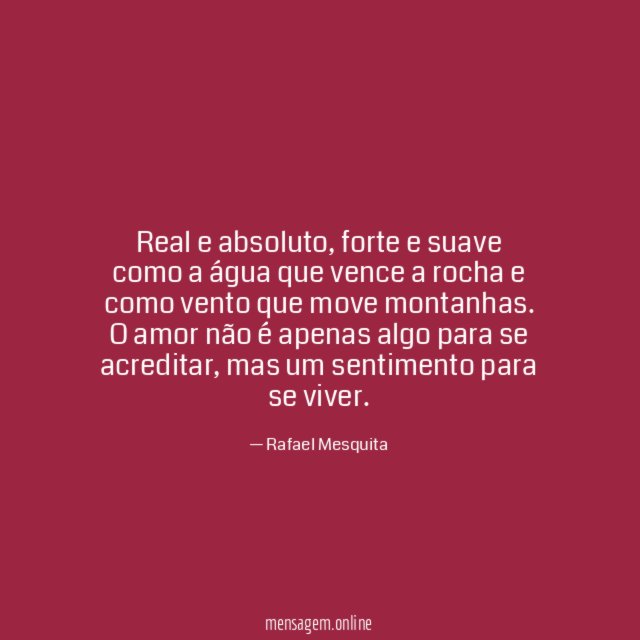 Real e absoluto
