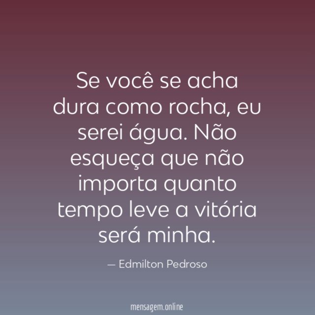 Se você se acha dura como rocha