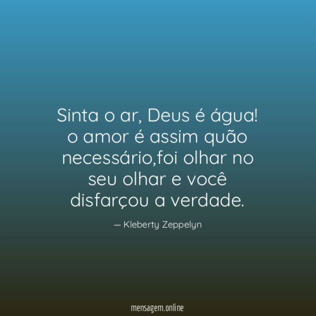 Sinta o ar