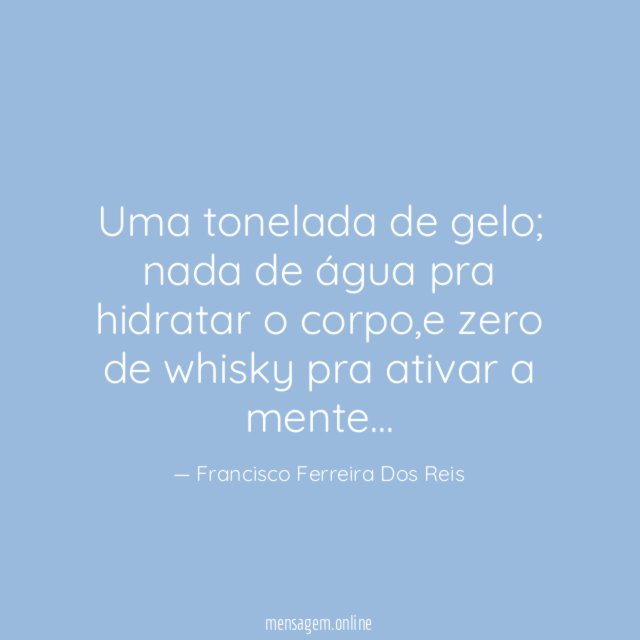 Uma tonelada de gelo