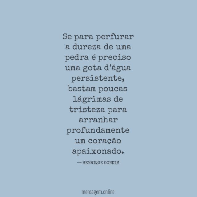 Se para perfurar a dureza de uma pedra