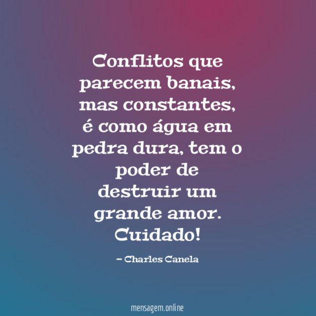 Conflitos que parecem banais