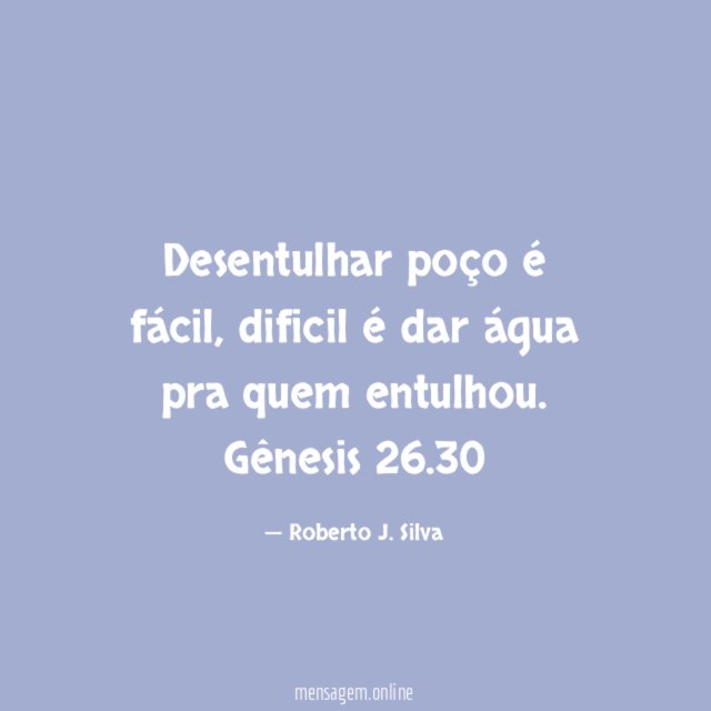 Desentulhar poço é fácil