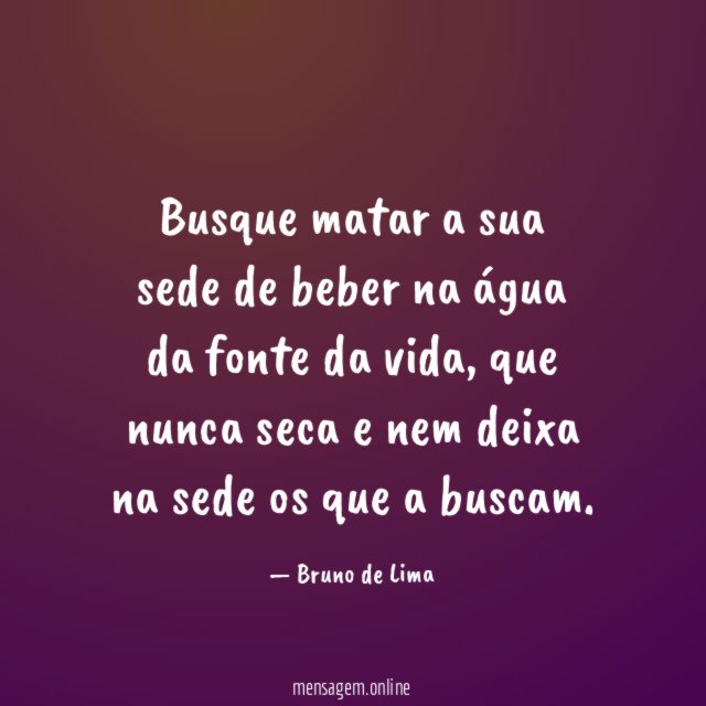 Busque matar a sua sede de beber na