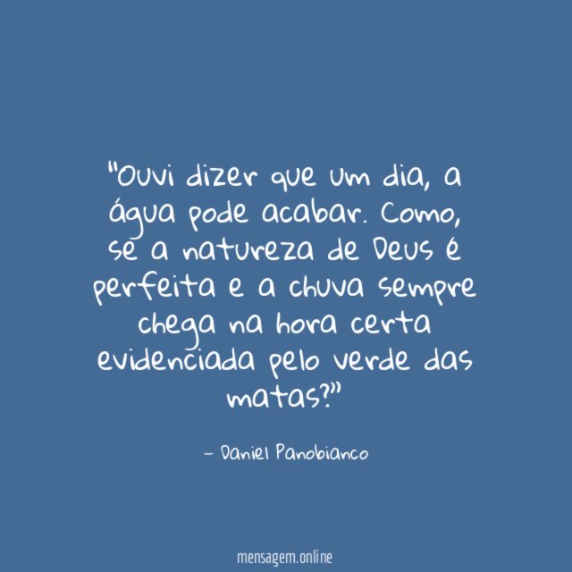Ouvi dizer que um dia