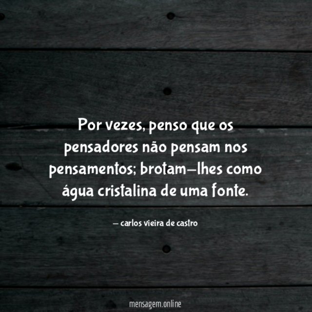 Por vezes