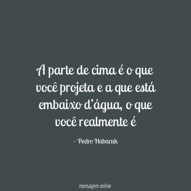 A parte de cima é o que você