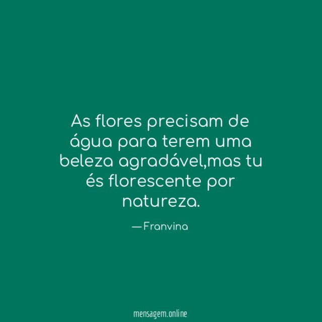 As flores precisam de água para terem uma beleza agradável