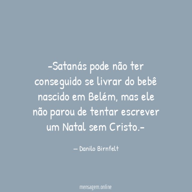 Satanás pode não ter conseguido se livrar do
