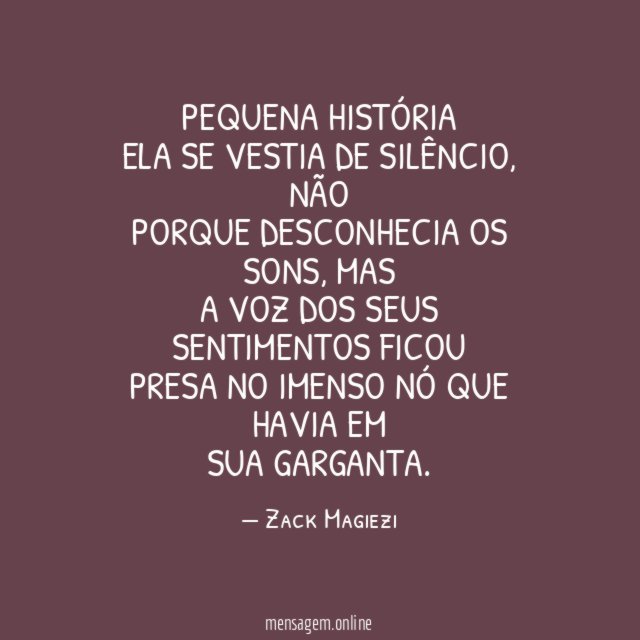 pequena história