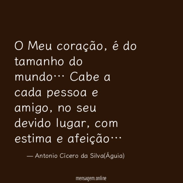 O Meu coração