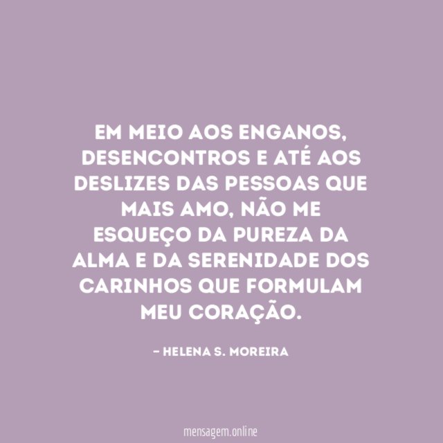 Em meio aos enganos