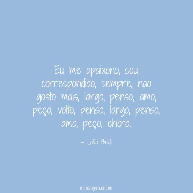 Eu me apaixono