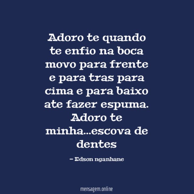 Adoro te quando te enfio na boca movo