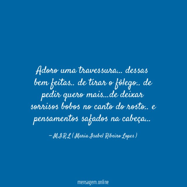 Adoro uma travessura