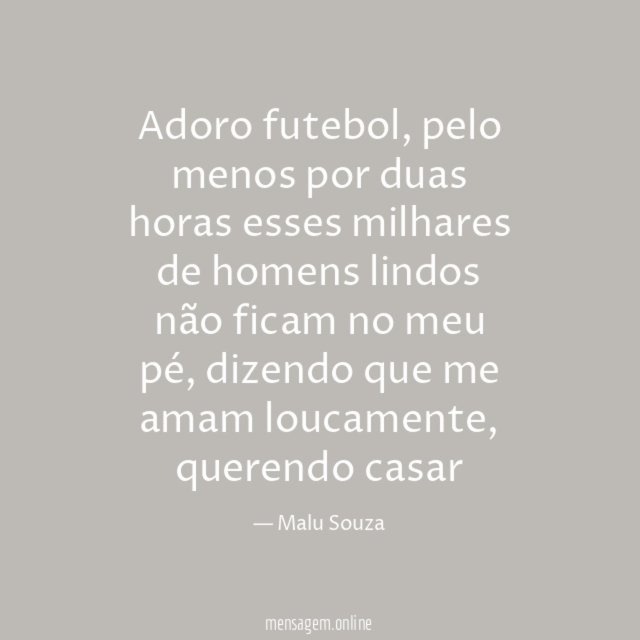 Adoro futebol