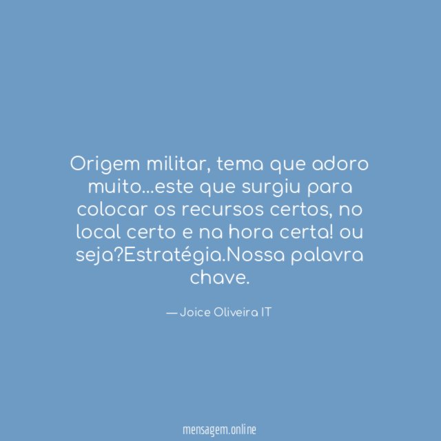 origem militar