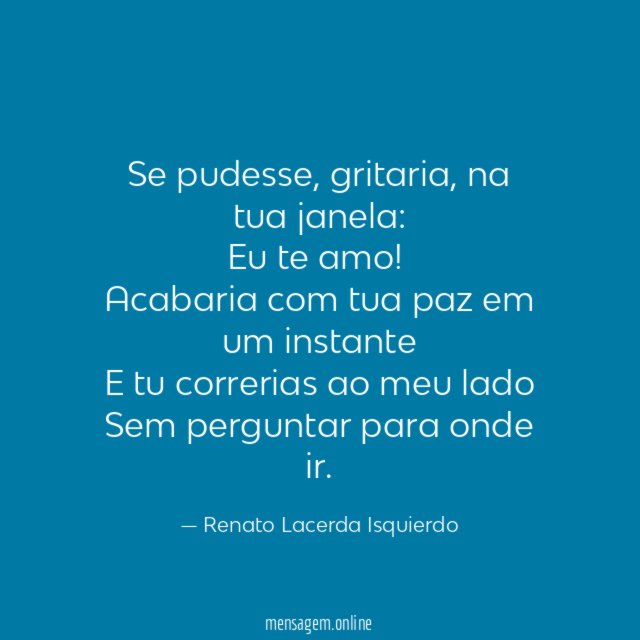 Se pudesse