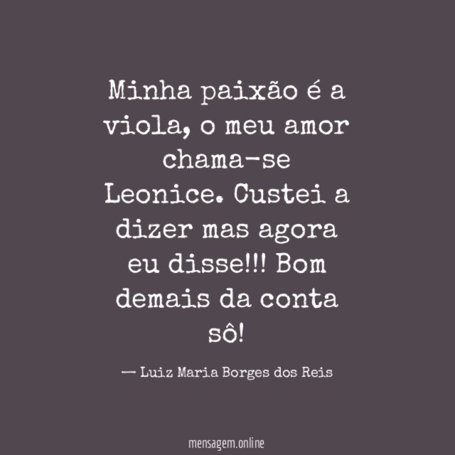 Minha paixão é a viola