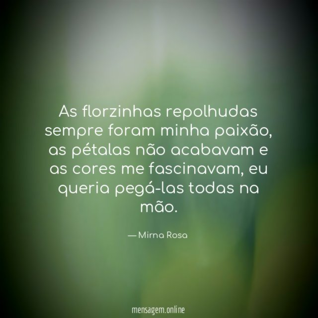 As florzinhas repolhudas sempre foram minha paixão