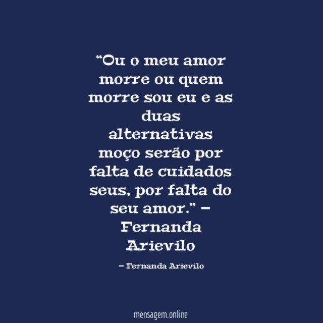 Ou o meu amor morre ou quem morre