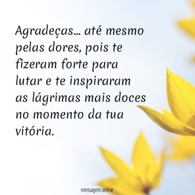 Agradeças