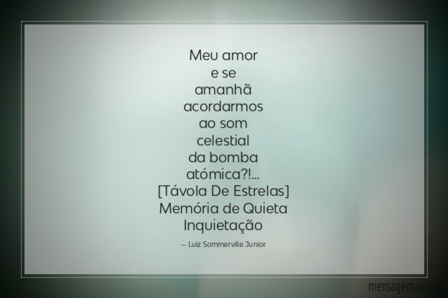 Meu amor
