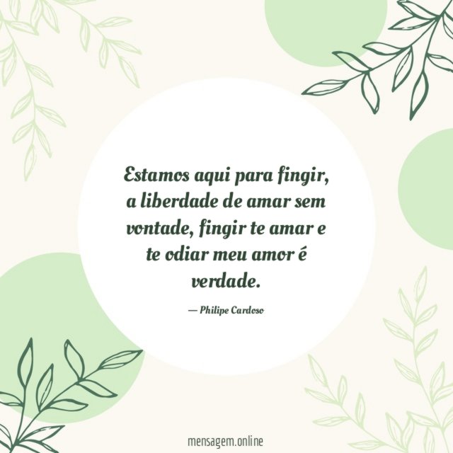 Estamos aqui para fingir