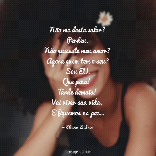 Não me deste valor