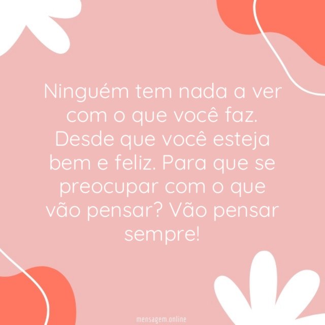 Ninguém tem nada a ver