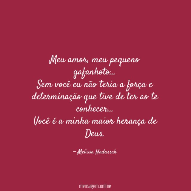 Meu amor