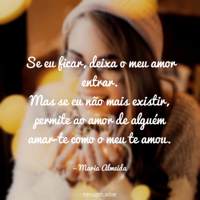 Se eu ficar