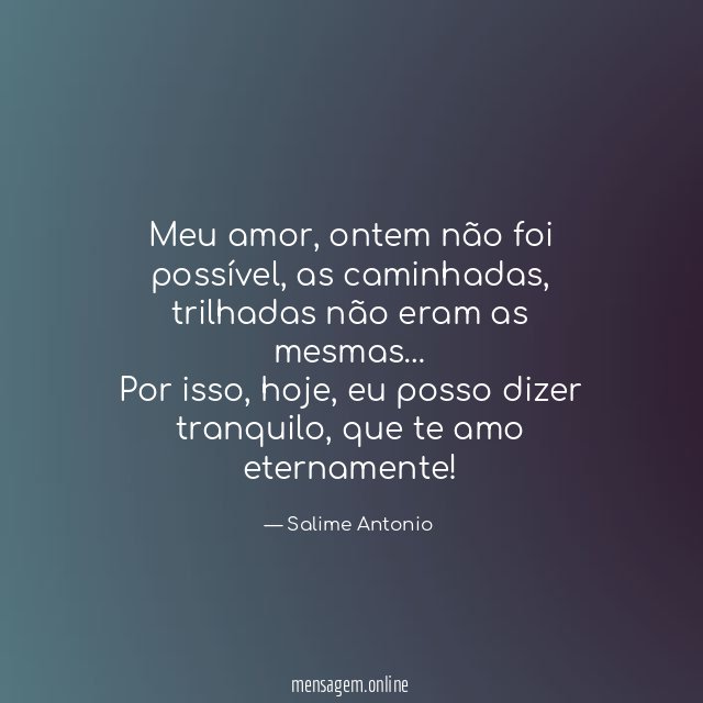 meu amor