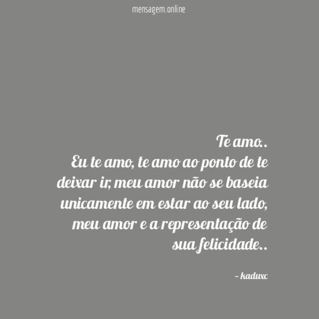 Te amo