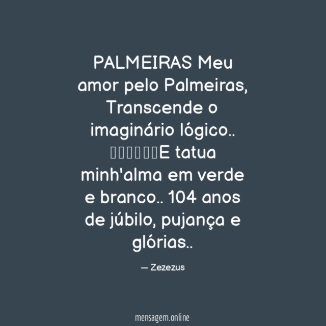 PALMEIRAS